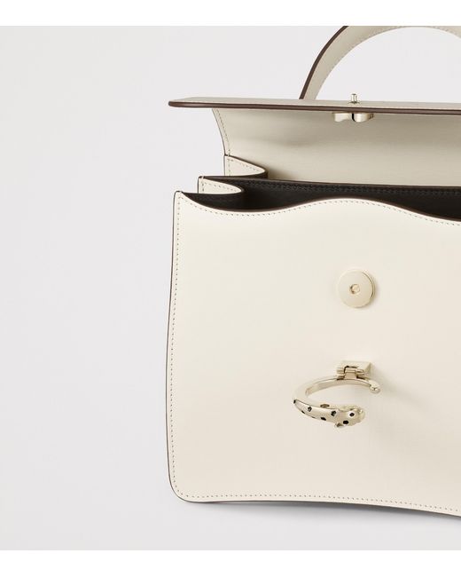 Cartier Natural Small Panthère C De Top-Handle Bag