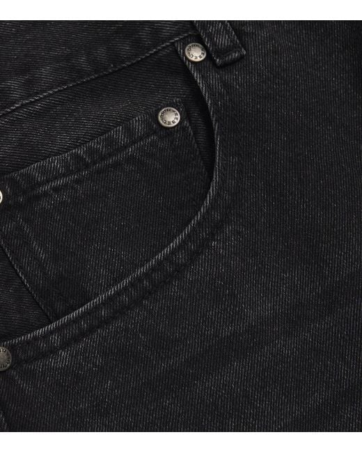 DOMREBEL Black Bootcut Jeans for men