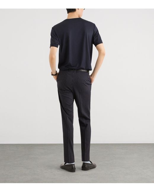 Dolce & Gabbana Black Silk T-Shirt for men