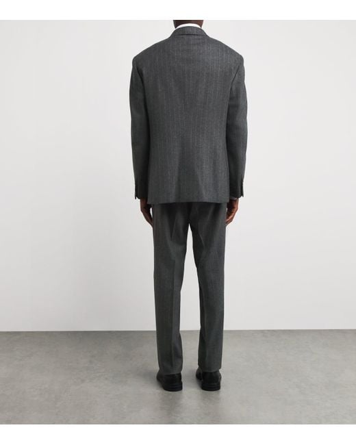 Polo Ralph Lauren Gray Wool Chalk-Stripe 2-Piece Suit for men