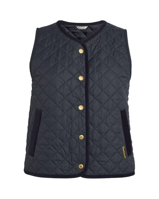 Barbour Blue Quilted Hannah Gilet