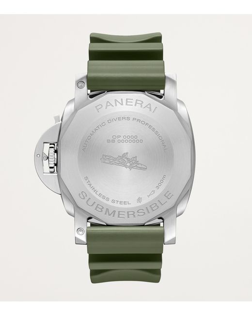 Panerai Gray Stainless Steel Submersible Watch for men