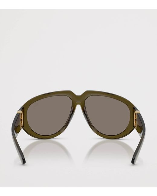 Burberry Gray Pilot Sunglasses