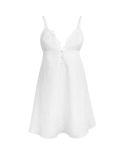 Claudie Pierlot White A-Line Mini Dress