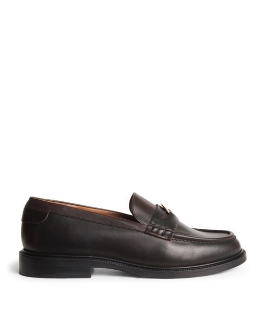 Claudie Pierlot Black Leather Loafers