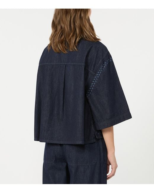 Weekend by Maxmara Blue Alare Denim Shirt