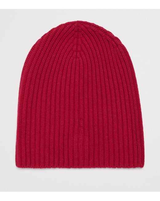 Johnstons Red Cashmere Lovat Beanie
