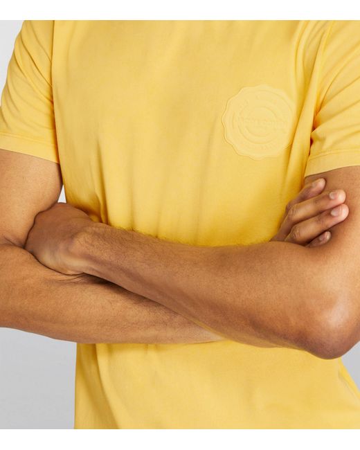 Jacob Cohen Yellow Cotton Logo T-shirt for men