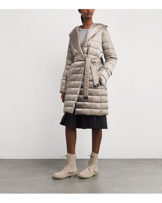 Max Mara Natural The Cube Reversible Quilted Coat
