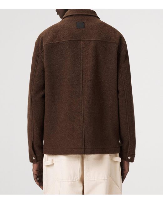 AllSaints Brown Cayson Jacket for men