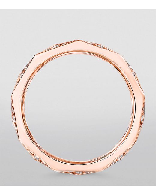 Graff Pink Rose Gold And Diamond Laurence Signature Band (2.3mm)