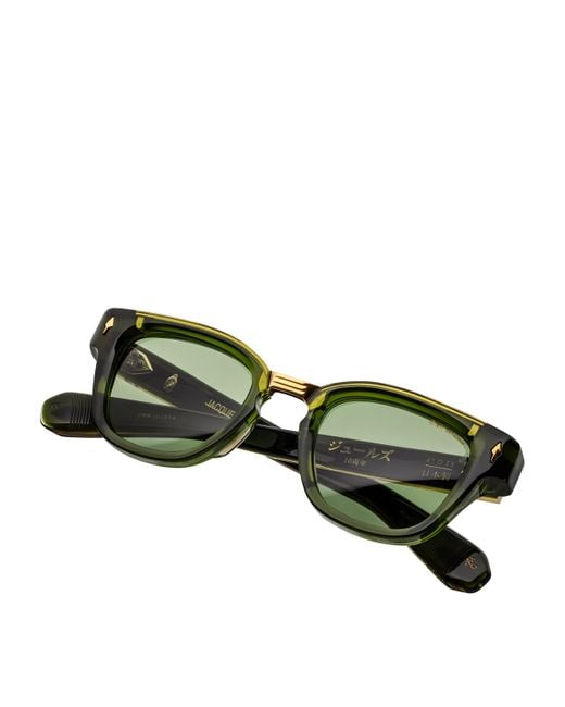 Jacques Marie Mage Green 10Th-Anniversary Edition Acetate Jules Sunglasses for men