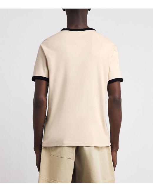 Sandro Natural Cotton Retro Logo T-Shirt for men