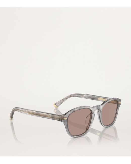 Brunello Cucinelli Brown Acetate Bc4006S Sunglasses