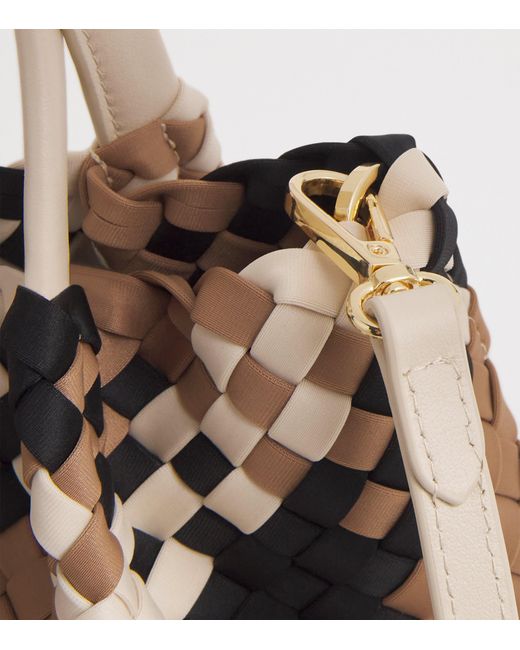 Harrods Multicolor Mini Neoprene Woven Tote Bag