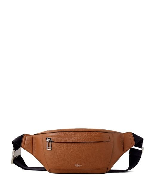 Mulberry Brown Utility Postman's Buckle Belt Bag