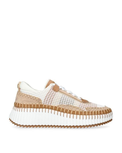 Chloé Natural Nama Runner Sneakers