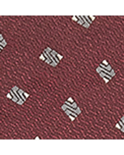 Emporio Armani Brown Silk Jacquard Tie for men