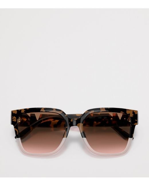 Michael Kors Brown Karlie Square Sunglasses