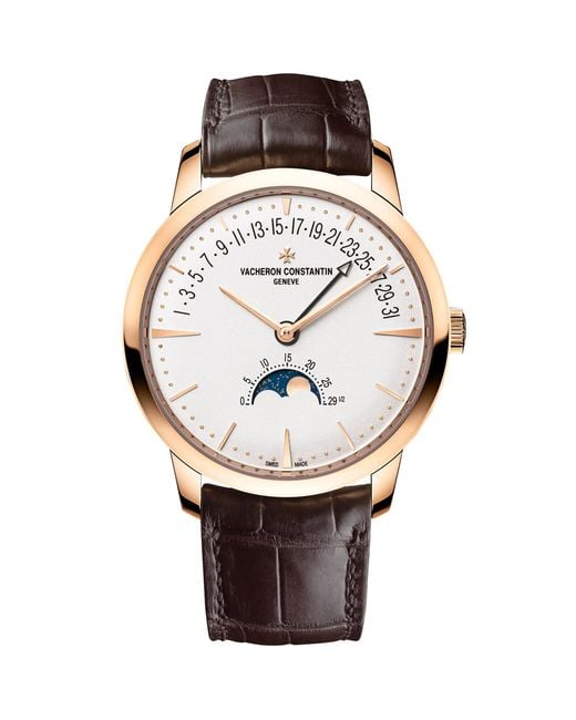Vacheron Constantin Metallic Patrimony Moon Phase Retrograde Date Watch