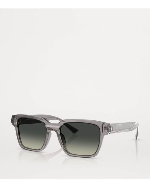 Ferrari Gray Acetate Square Sunglasses