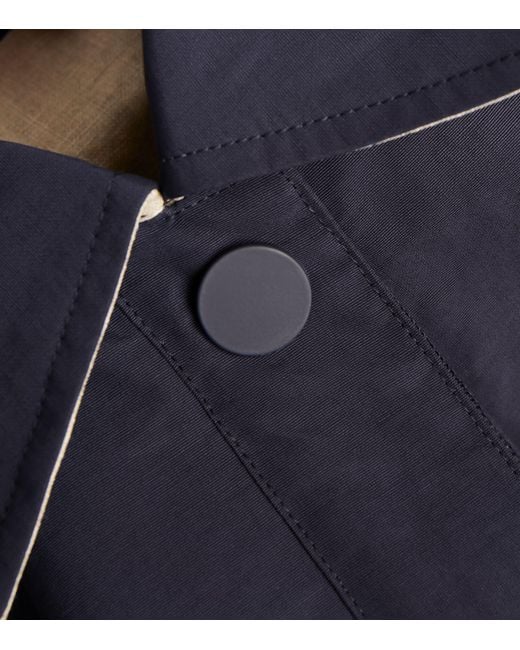 MAX&Co. Blue Oversized Reversible Ripa Jacket