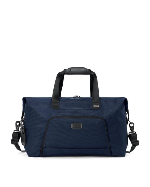 Tumi Blue Alpha 4 Double Expansion Duffle Bag for men
