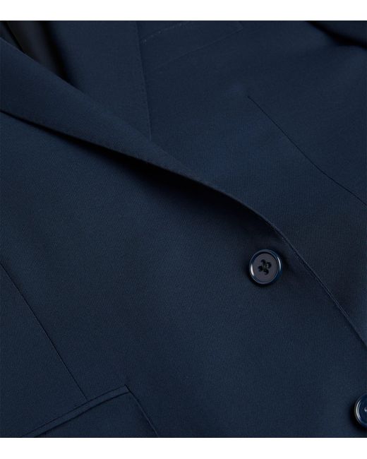 Ralph Lauren Blue Wool 2-Piece Suit for men
