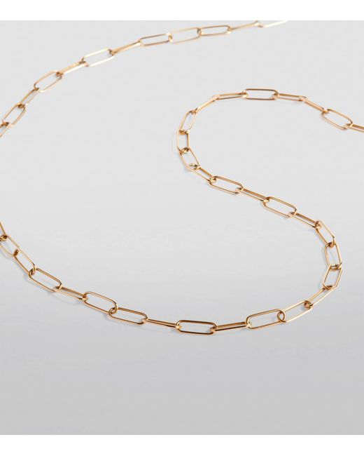 Annoushka Metallic Long Mini Cable Chain Necklace