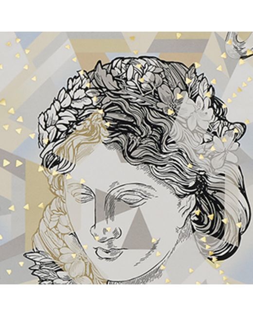 BVLGARI Metallic Silk Polychroma Venus Scarf
