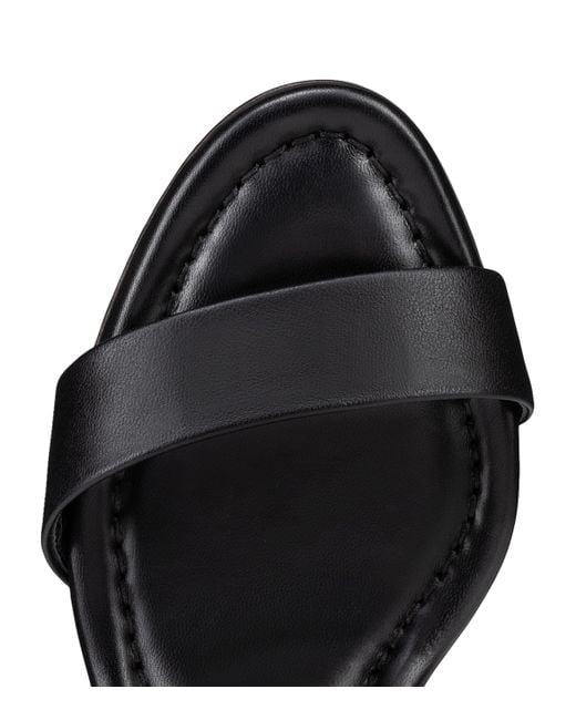 Christian Louboutin Black Miss Jane Nappa Leather Heeled Sandals 55