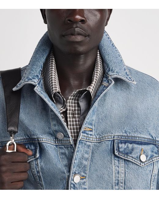 Represent Blue Denim Trucker Jacket for men