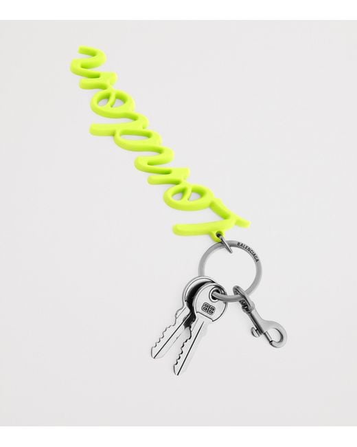 Balenciaga Yellow London Keyring