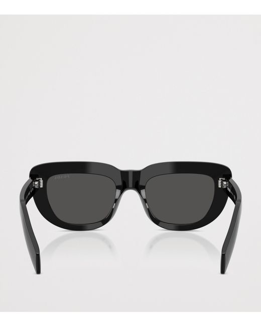 Prada Black Pr D07S Rectangle Sunglasses