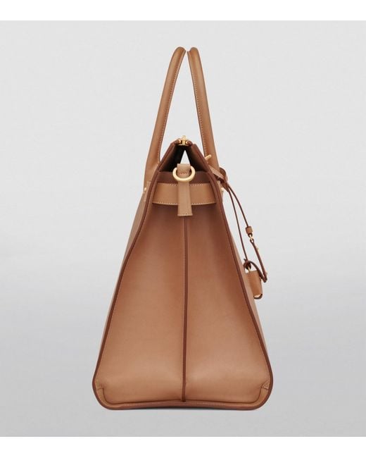 Saint Laurent Brown Sac De Jour 48H Duffle Bag
