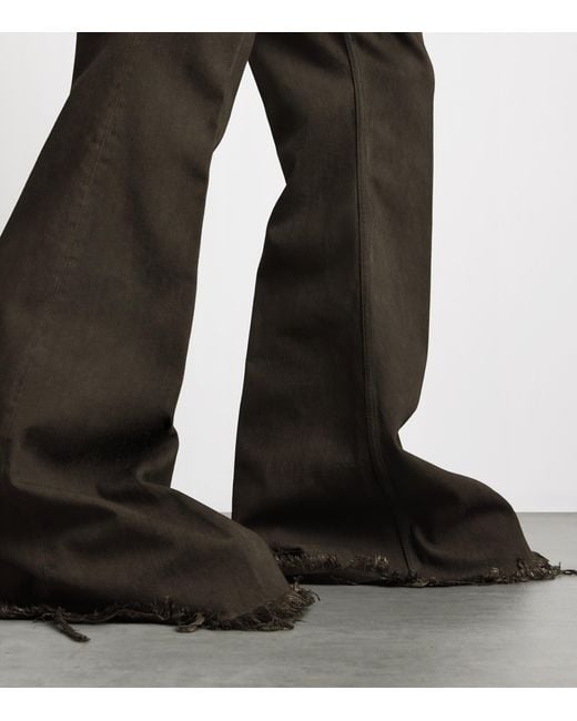 Rick Owens Black Bolan Bootcut Jeans for men