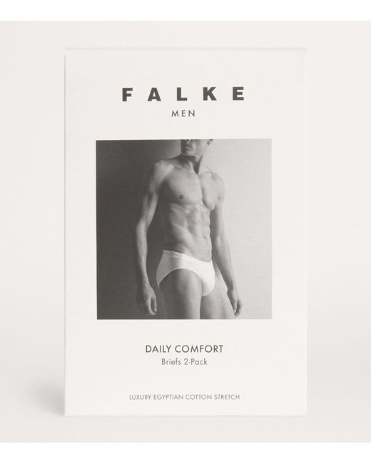 Falke Blue Daily Comfort Briefs (pack Of 2) for men