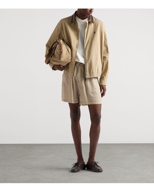 Prada Natural Silk Bermuda Shorts for men