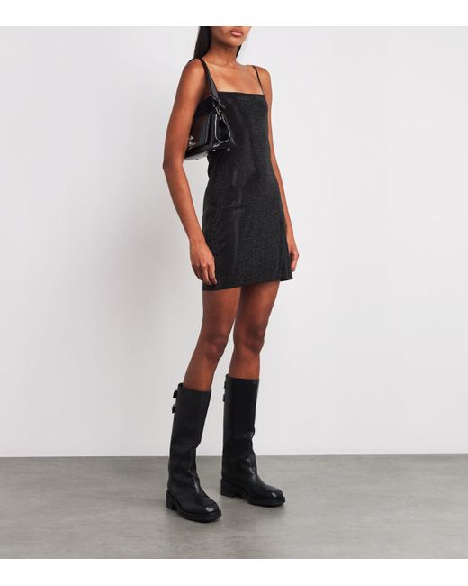Alexander Wang Black Crystal Mini Dress