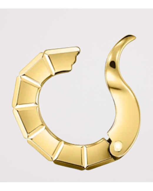 Chopard Metallic Ice Cube Single Clip-On Earring