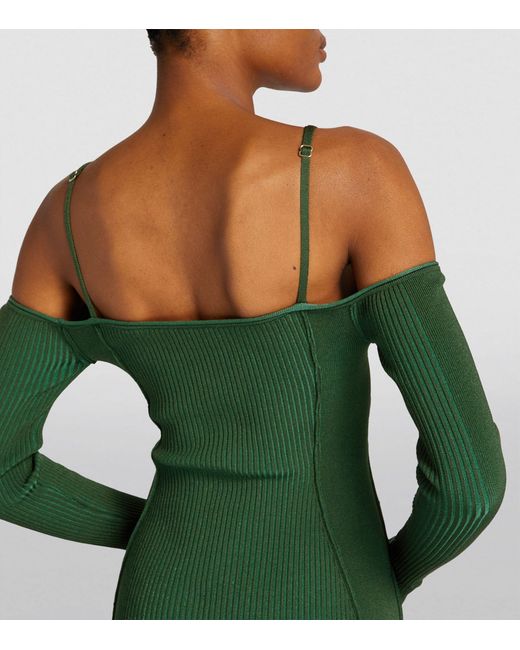 Jacquemus Green Sierra Midi Dress