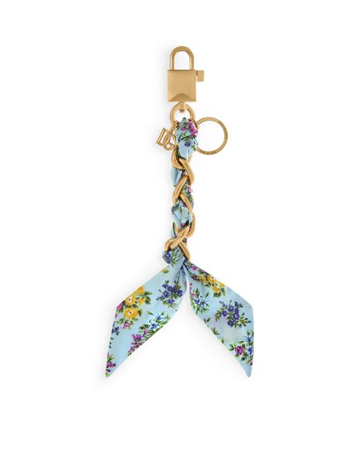 Dolce & Gabbana Blue Padlock Keyring
