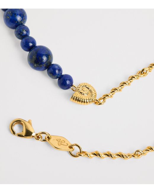 Anni Lu Blue Plated Deep Necklace