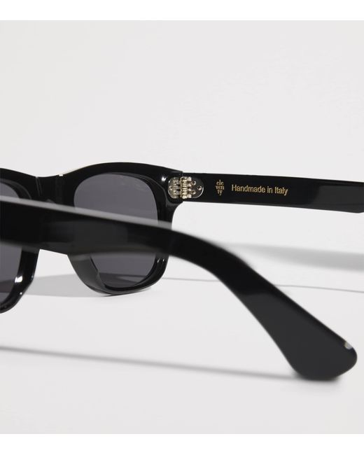 Eleventy Black Cellulose Acetate Marco Sunglasses for men