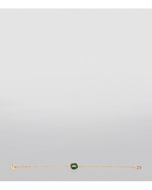 Pomellato Metallic Diamond, Malachite And Mother-Of-Pearl Pom Pom Dot Bracelet