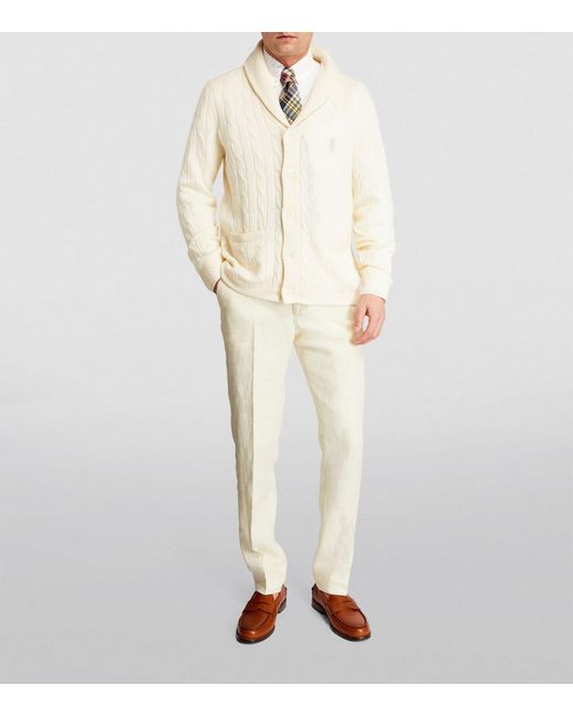 Polo Ralph Lauren Natural Linen Trousers for men