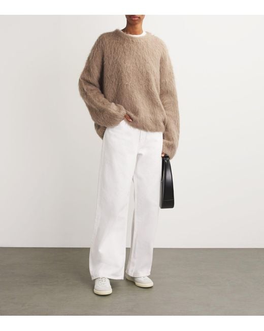 Veja White Leather Volley Sneakers