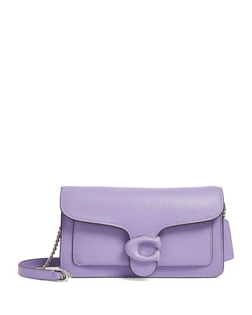 COACH Purple Tabby Clutch Bag