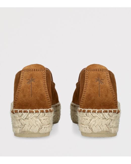 Manebí Brown Suede Hamptons Espadrilles