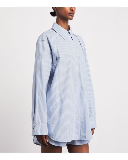 Nanushka Blue Cotton Nananda Shirt